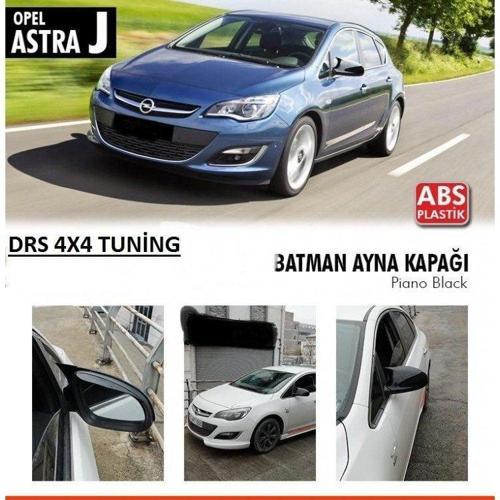 Opel Astra Uyumlu J Hatchback (2009-2015) Batman Yarasa Ayna Kapağı (Parlak Siyah)