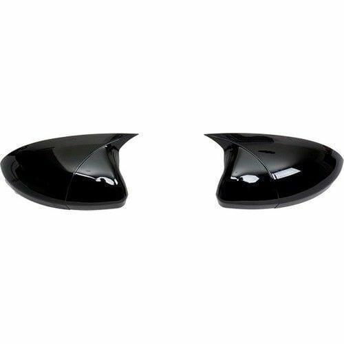 n Caddy Uyumlu 2005-2014 Batman Ayna Kapağı Piano Black Parça