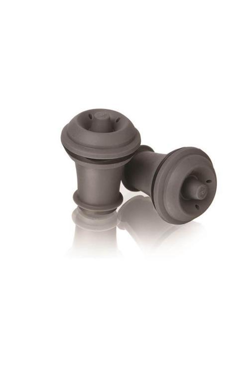 Şarap Tıpa Seti 2'Li Gri