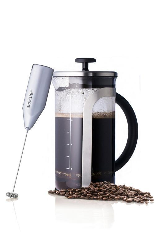French Press Cafetière 8 Cup 1000 Ml Ve Kahve  Süt Köpürtücü
