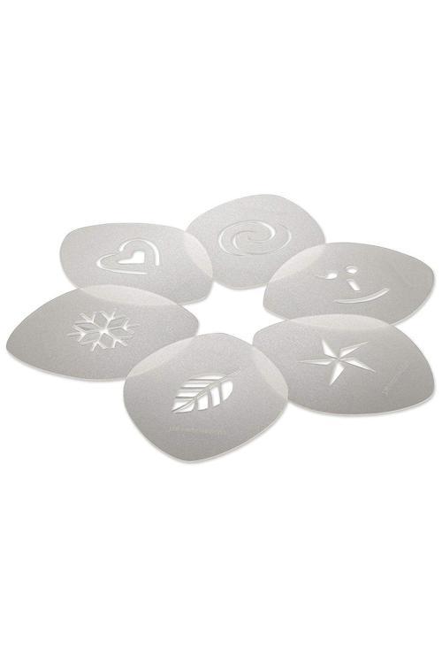 Cappuccino Art Şablonu 6 Eğlenceli Tasarım