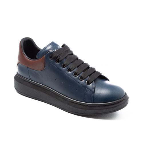 Erkek Sneaker ( Günlük) MZN-1000 John May Lacivert Deri / Kahve Deri