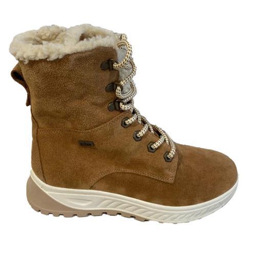 Kadın Bot 14504 26J Jacalu letaher upper and pPu sole Cognac
