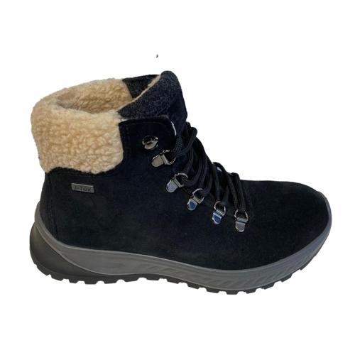 Kadın Bot 14541 22J Jacalu letaher upper and pPu sole Black