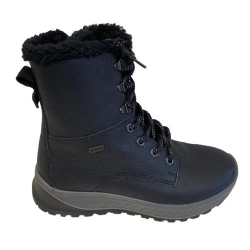 Kadın Bot 14504 39J Jacalu letaher upper and pPu sole Black