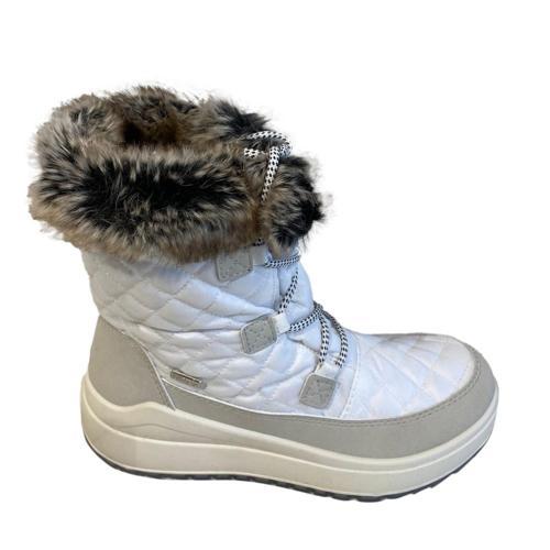 Kadın Bot (Kar) 6305 38J Jacalu textile upper and leather-Pu sole White