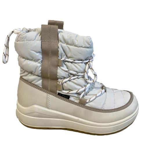 Kadın Bot (Kar) 6381 5J Jacalu textile upper and leather-Pu sole White