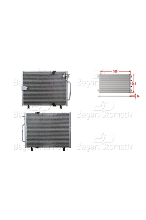 BMW 5 (E34) 525 TDS 1991-1995 BMW 5 (E34) M5 1988-1992 BMW 5 TOURING 525 TDS 1991-1996 KLIMA RADYATO