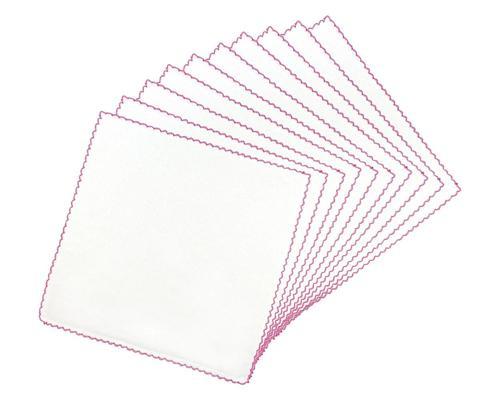 Çiftkat Penye Bebek Mendil 10'lu - Pembe