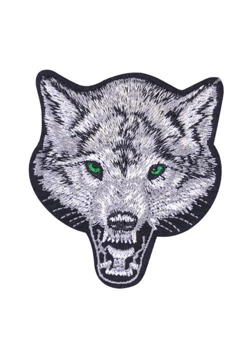 Aplike Ütü İle Yapışan Kurt Yeşilgöz Arma 7x6 cm