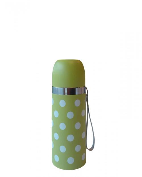 Puantiyeli Bebek Termosu 350 ml - Yeşil