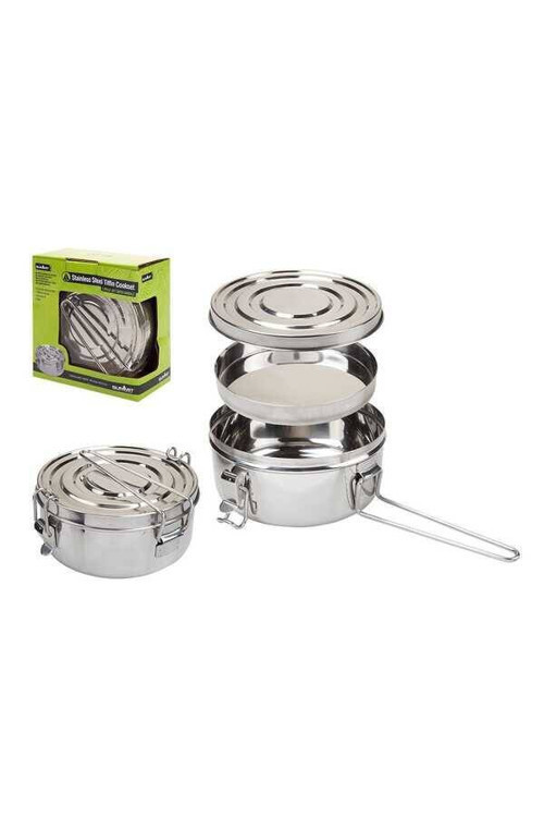 Paslanmaz Çelik 1000ml.Yemek Seti Alu
