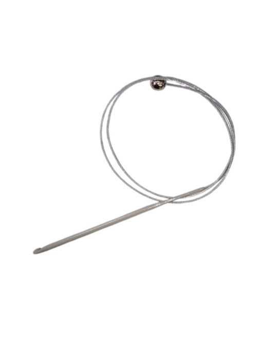 Misinalı Çelik Stoplu Tığ Şiş 3,5 Numara 60 cm