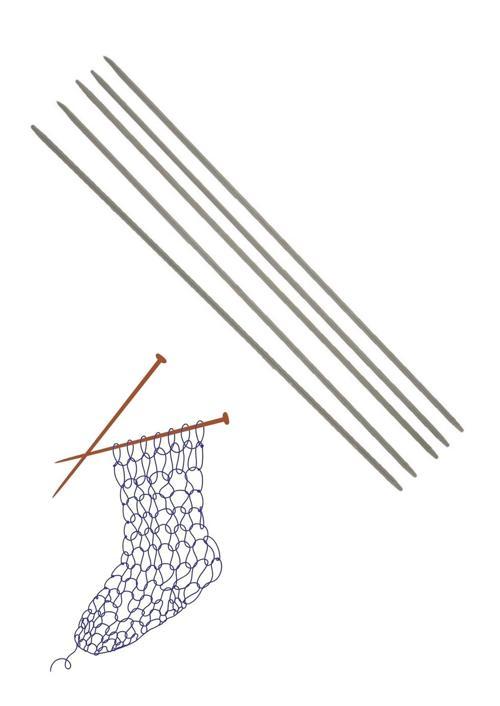 Çorap Şiş Metalize 20 cm 3,5 Numara