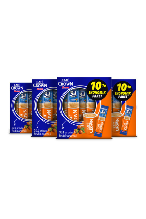 3'ü 1 Arada Fındıklı 18 gr. x 10 Adet x 4 Kutu