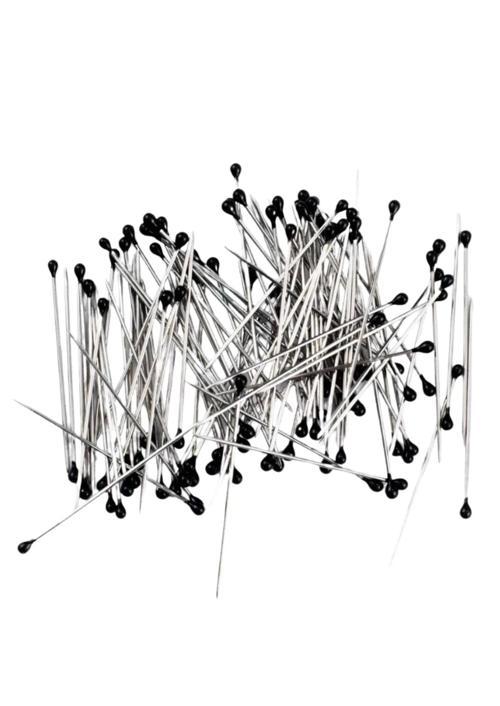 Minelli İğne Kutulu Siyah Başlı 100'lü