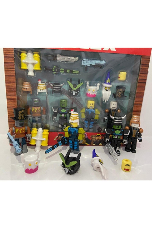 Roblox Oyuncak Elemli 4 Figür 12 Parça Aksesuarlı Set