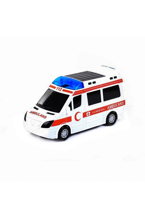 Erkek Çocuk Kutulu Sesli Ve Işıklı Ambulans 112