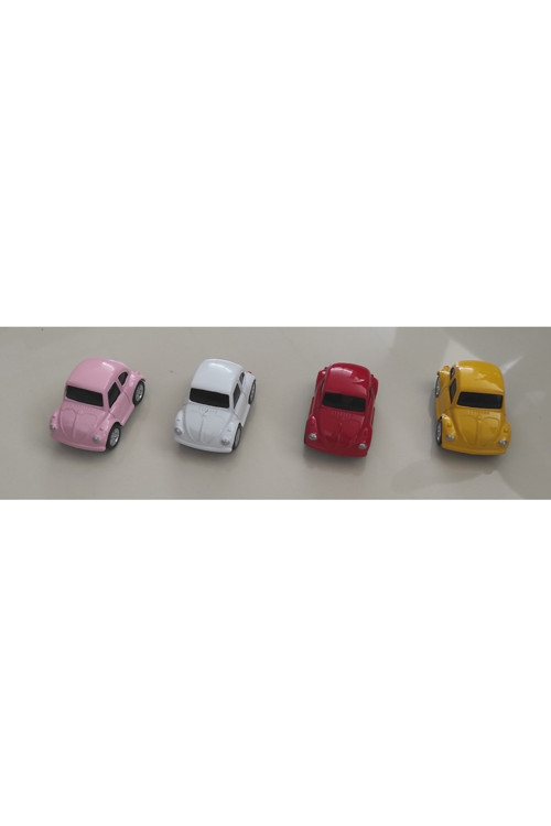 4 Adet Mini Metal Vosvos Araba Bir Arada