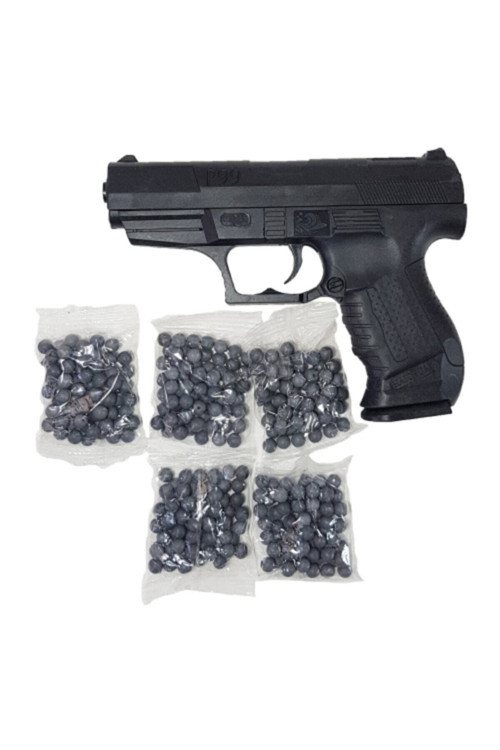 Boncuk Atan Tabanca Ve 5 Paket Boncuk