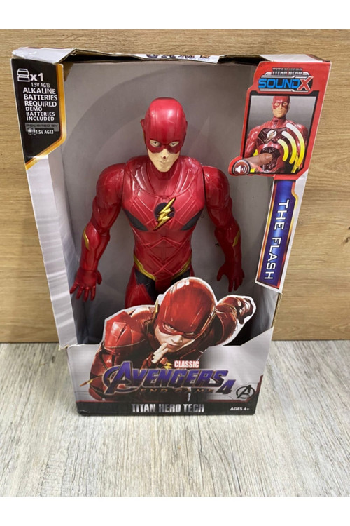 Oyuncak Flash Sesli Büyük Oyuncak Actıon Figür 30 Cm Flash Figür