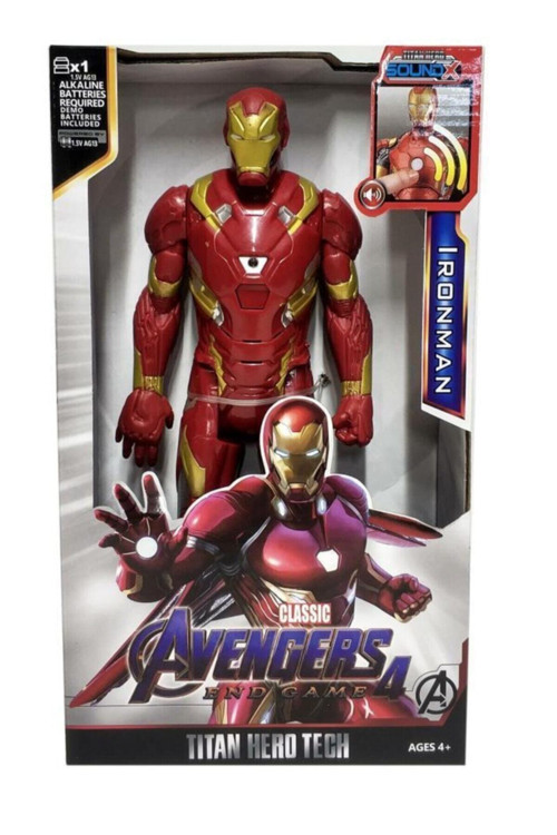 Oyuncak Sesli Iron Man Figür Oyuncak Y058