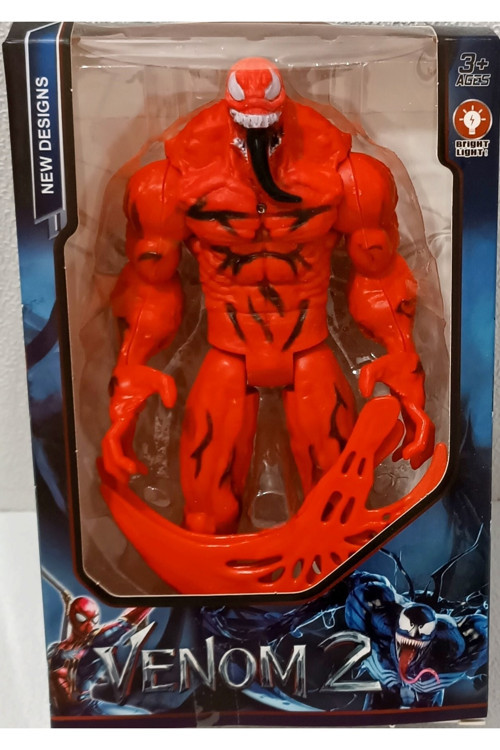 Venom Amazing Spiderman Kırmızı Figür Oyuncak 17.5 Cm.
