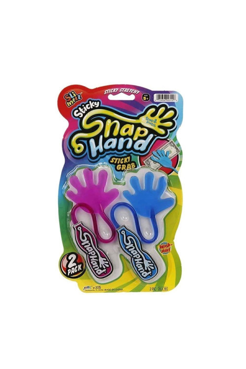 2'Li Eğlenceli Yapışkan El Seti, Renkli Ve Eğlenceli Oyun Malzemesi