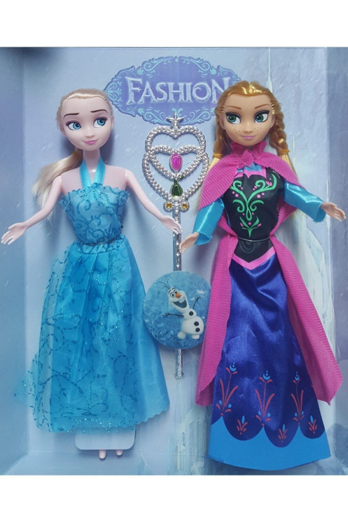 Karlar Ülkesi Elsa Anna Bebekler Eklemli 28 Cm Asa'Lı
