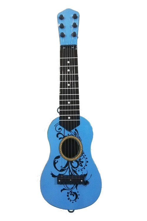 48 Cm. Oyuncak Mavi Ispanyol Çocuk Gitarı 23 Nisan Okul Gösterisi Gitarı