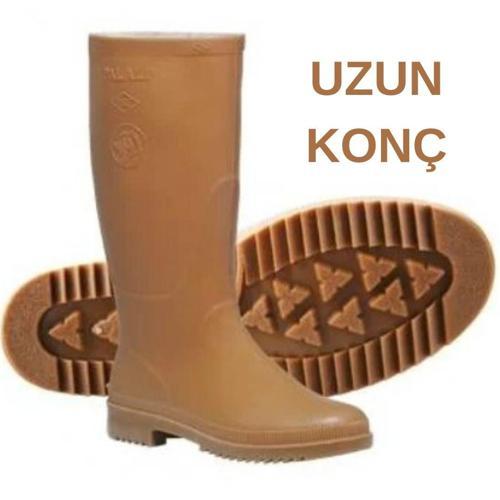 Palalı Krep Kauçuk Kaymaz Soğuk Su Geçirmez İş ve Av Botu Çizmesi