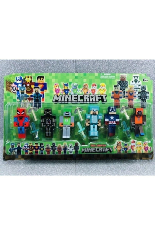 Spiderman Kaptan Amerika Paw Patrol 12 Parça Oyuncak