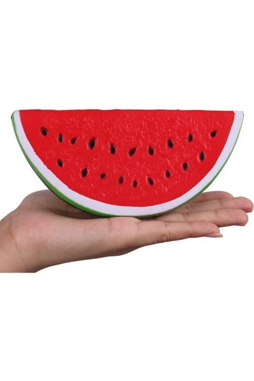 Essq024-21 Sukuşi Squishy Yumuşak Yavaş Yükselen Oyuncak Karpuz Dilimi