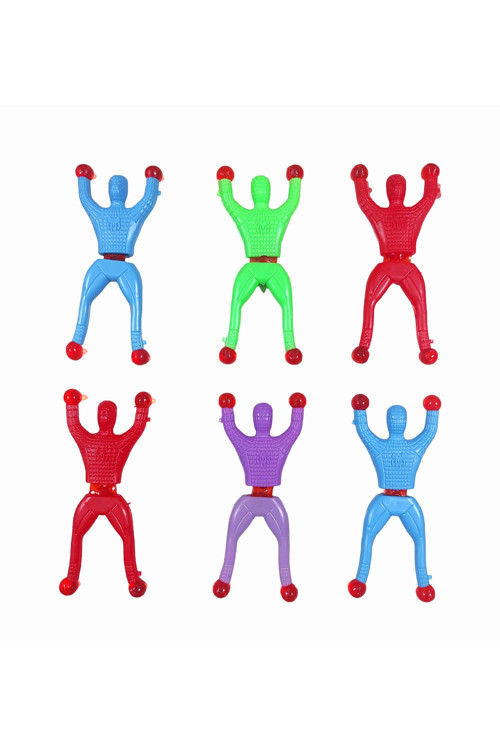 13,5 Cm. Dev Boy Cama Yapışan Örümcek Adam 6'Lı Set