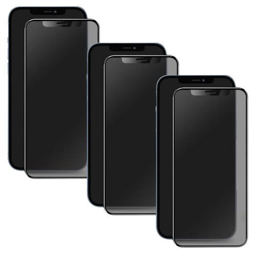 iPhone 14 Pro Uyumlu Tam Kaplayan Gizlilik Filtreli Mat Seramik Hayalet Ekran Koruyucu x3