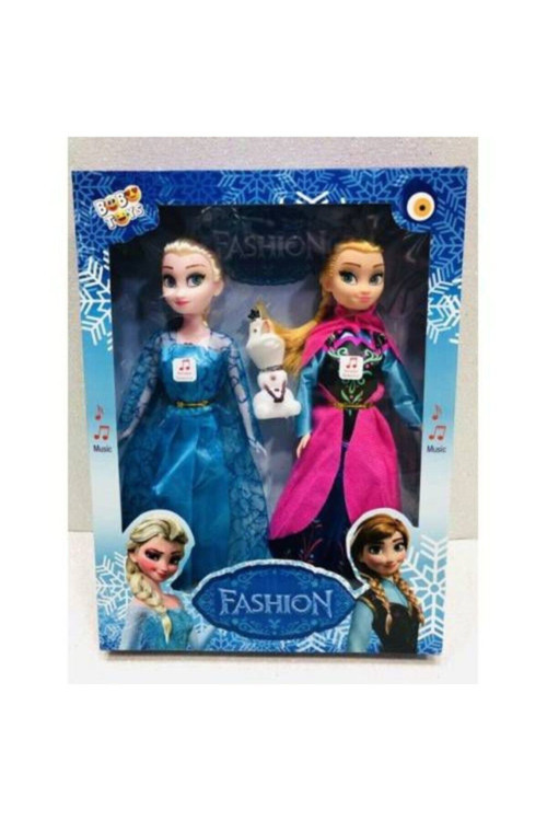 Frozen Karlar Ülkesi Elsa Anna Ve Olaf Şarkı Söyleyen Oyuncak Bebek