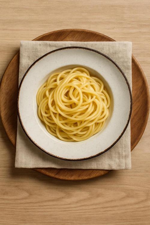 Color X Serisi Krem Derin Makarna - Spagetti Tabağı Tekli