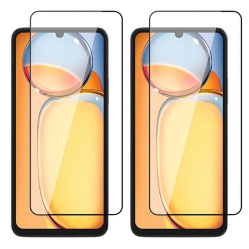 Xiaomi Redmi 13C Uyumlu Tam Kaplayan Kalın Parlak 5D Ekran Koruyucu x2