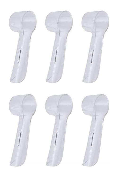Oral-B Uyumlu Şarjlı Diş Fırçası Ve Elektrikli Diş Fırçası Başlıkları Için Koruma Kapağı 6 Adet