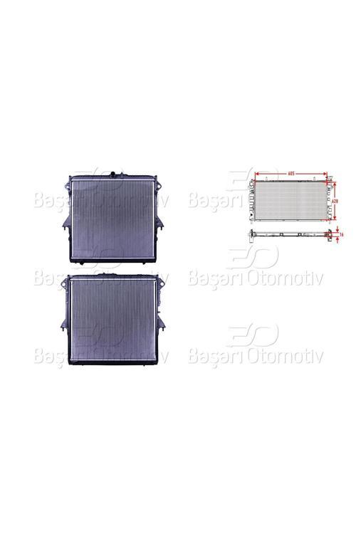 FORD RANGER 2.2TDCI.3.2TDCI BT50 2.5 SU RADYATORU BRAZING MT-AT 605X628X16 MM AB398005DD