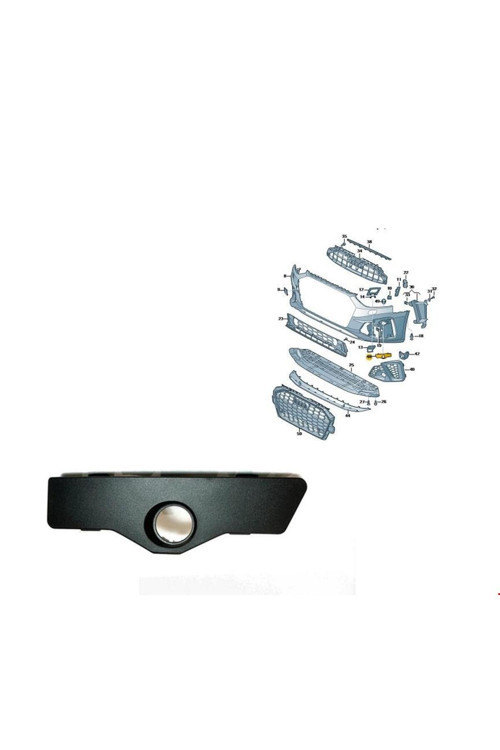 A420-1780 AUDİ A4 2020- ÖN TAMP.PANJUR BRAKET YUVASI SOL S-LİNE UYUMLU OEM NO: 8W0919267E