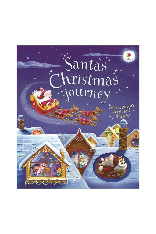 Usborne Santa'S Christmas Journey With Wind-Up Sleigh