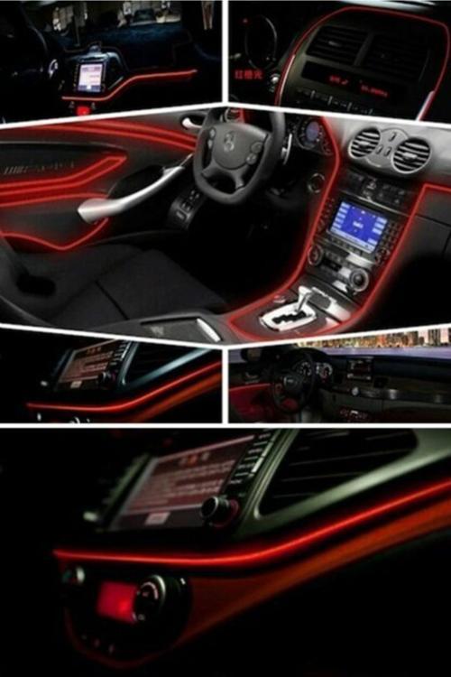 Opel Astra G Kasa Araç Içi Kırmızı Torpido Ledi - Ip Neon