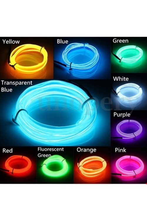 İçi Torpido Ledi Kırmızı 2 Metre - İp Neon Kırmızı Dalia 542167