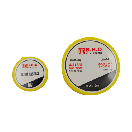 B.H.D BHD00141 10gr+40gr Lehim Pastası ve Lehim Teli Set