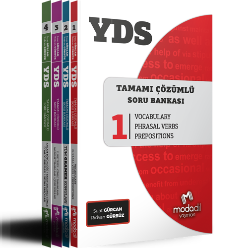 Modadil YDS Tamamı Çözümlü Modüler Soru Bankası Set Modadil Yayınları