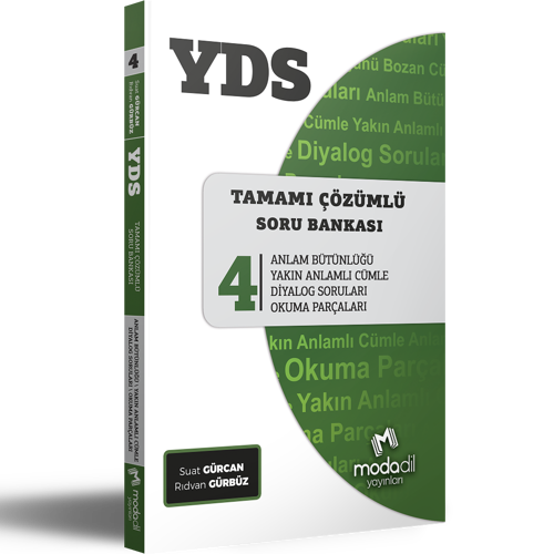 bgl-Modadil Tamamı Çözümlü Soru Bankası 4 Modadil Yayınları