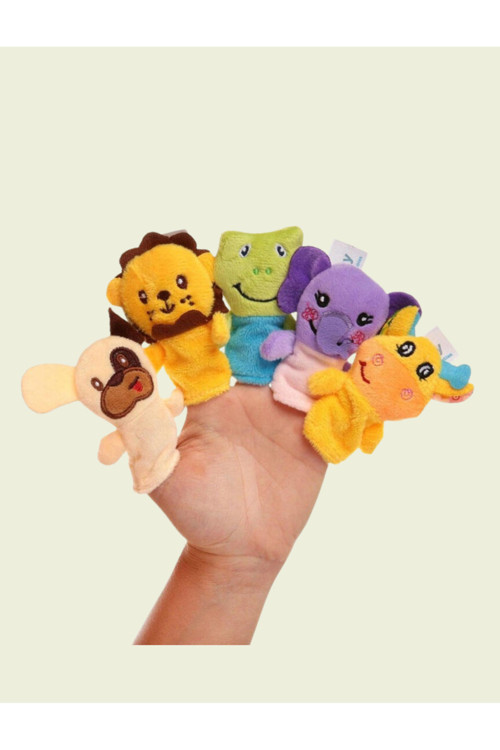 Parmak Peluş Oyuncak Kukla Serisi | Sevimli Ve Güvenli Bebek Oyuncağı