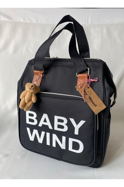 Baby Wind Anne Bebek Bakım Çantası | Termoslu, Çok Gözlü, Sıvı Geçirmez Sırt Ve El Çantası