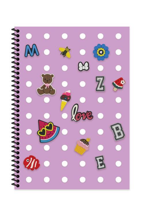 A4 80 Yp. Çizgili Pp Kapak Spiralli Defter İlköğretim Defter